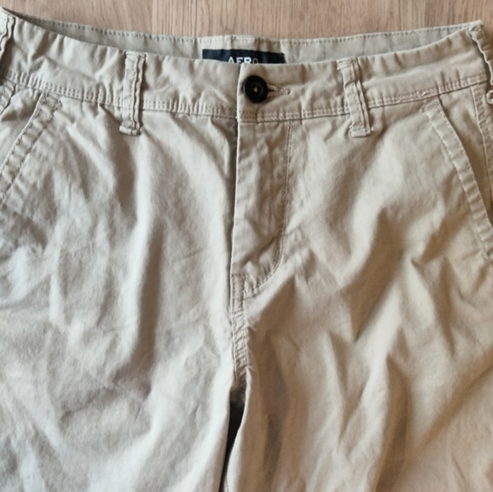 Aero Men's Shorts Kahki Brown‎ Size 27